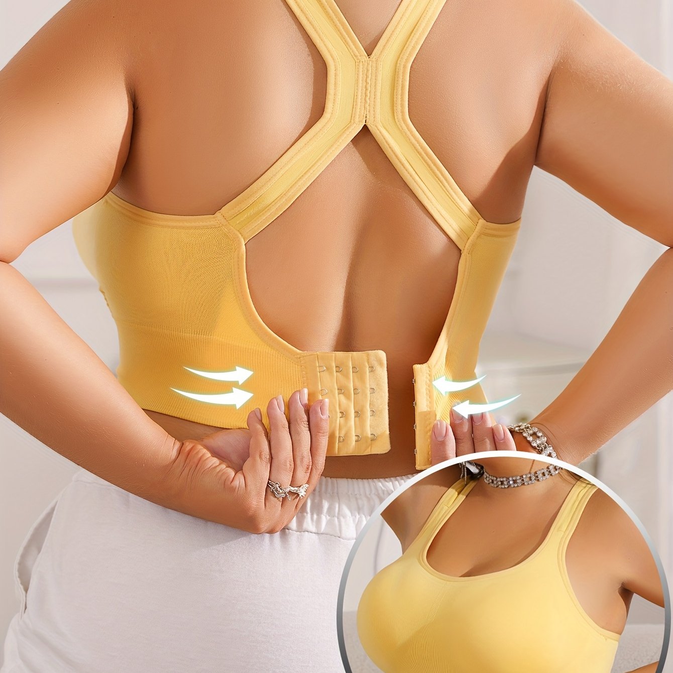 Vittoria™ - Brassière Sportive Grande Taille avec Coussinets Amovibles et Bretelles Réglables