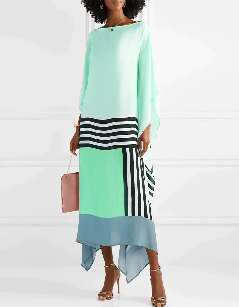 Rayna™ - Caftan Élégant à Imprimé Géométrique