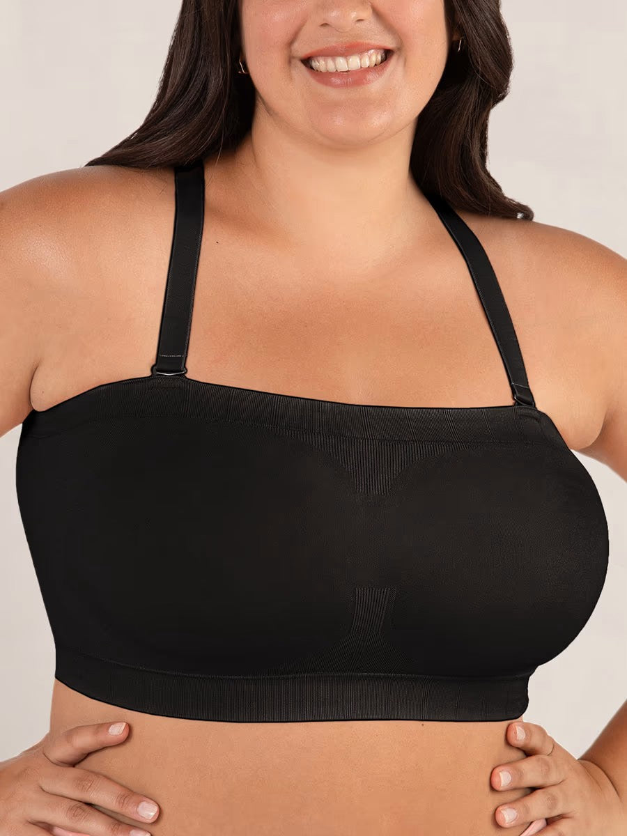 Lysena - Soutien-gorge bandeau sans bretelles ajustable avec confort sans fil