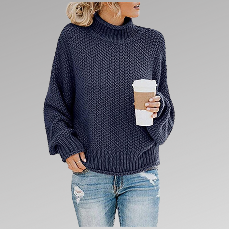 Loes™ - Pull Femme Col Roulé 2025 Oversize
