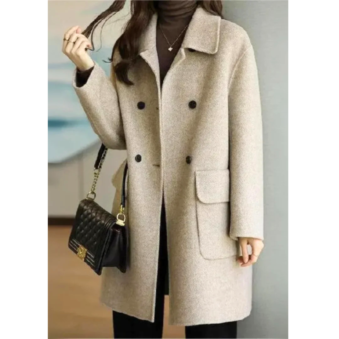 Marie™ - Manteau Long Élégant et Moderne