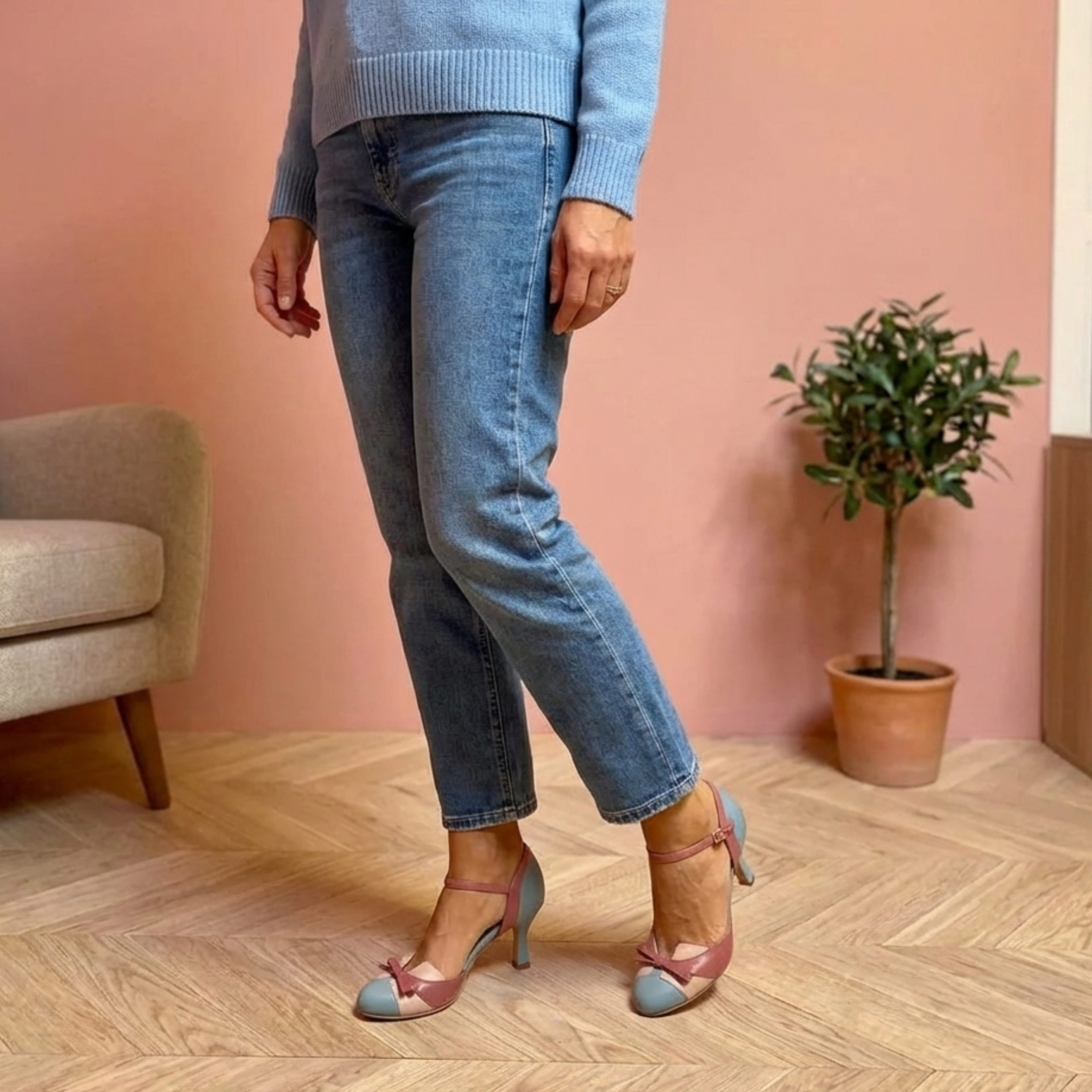 Qovira™ - Sandales Femme Confort Élégant Talon Stable Style Vintage Quotidien