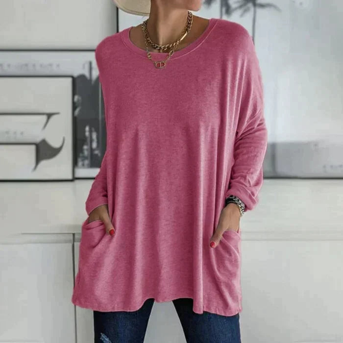 Daliah™ - T-shirt à manches longues avec poche