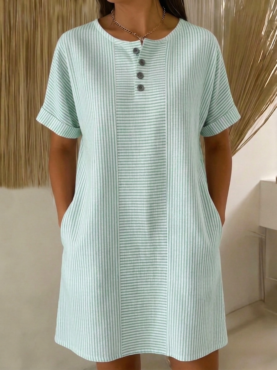 Nelyxa™ - Robe Femme Fluide Respirante Décontractée Usage Quotidien