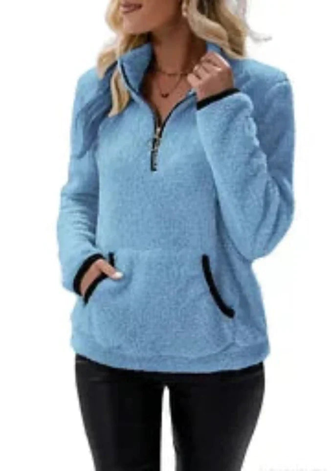 Bénédicte™ - Pull Sherpa Doux et Confortable