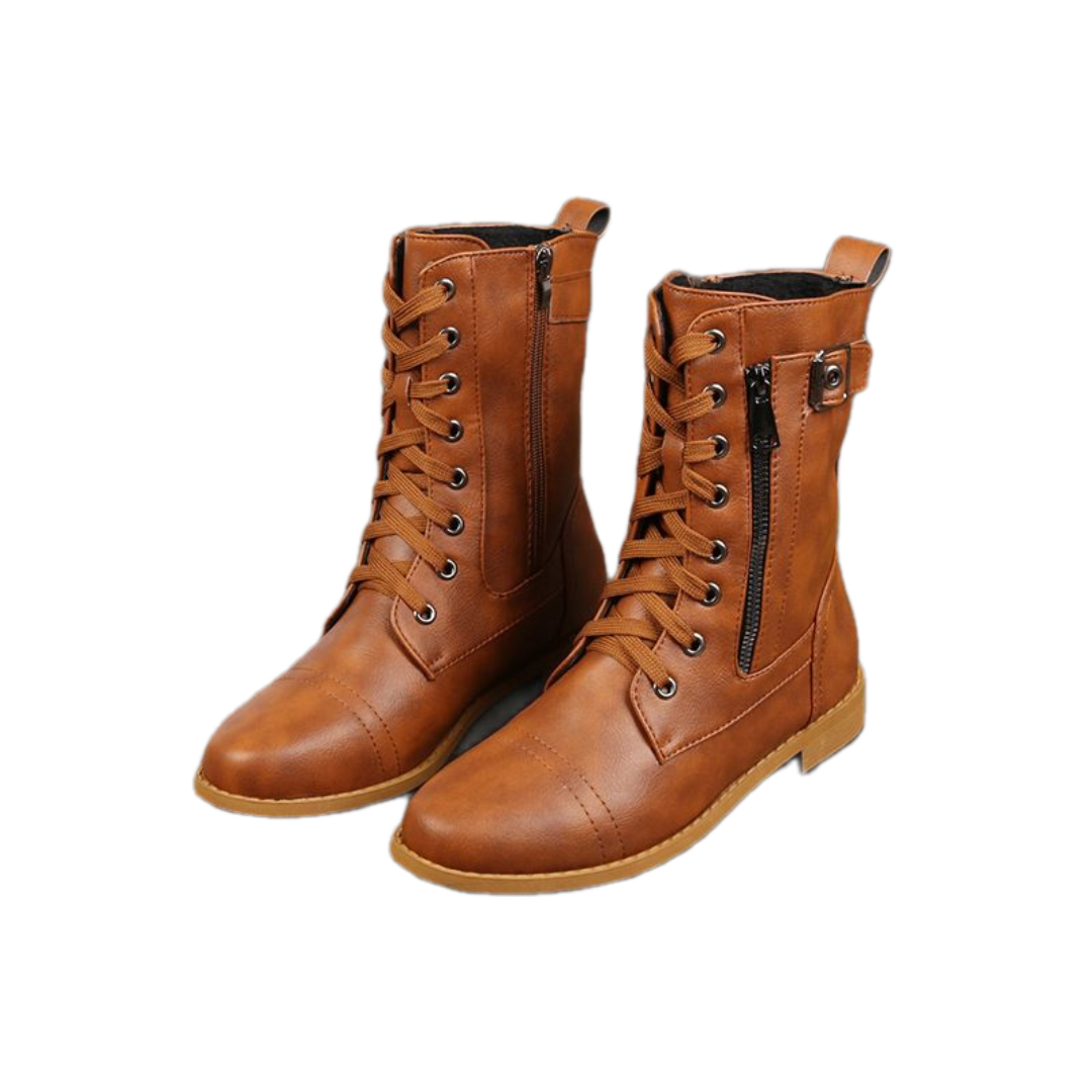 Félice™ - Bottes Orthopédiques Élégantes en Cuir