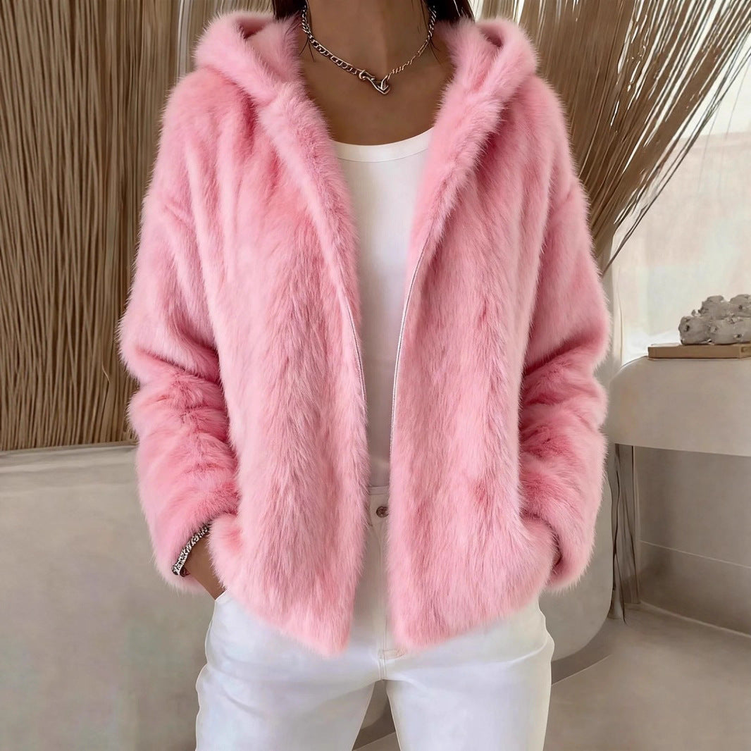 Pavirae™ - Veste Douce En Peluche À Capuche Zippée