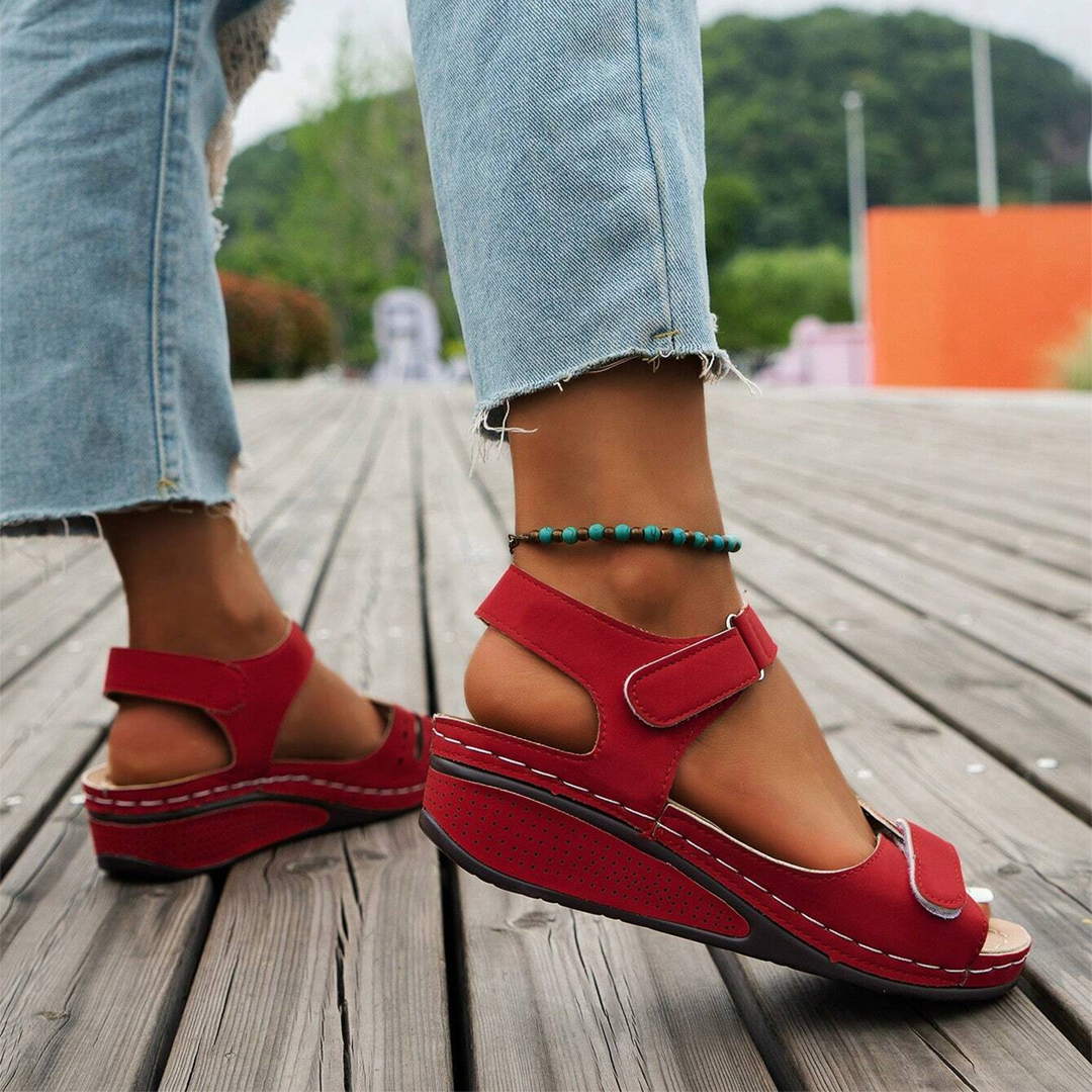 Nolwenn™ - Sandales Sport à Talon Compensé Confortables et Élégantes