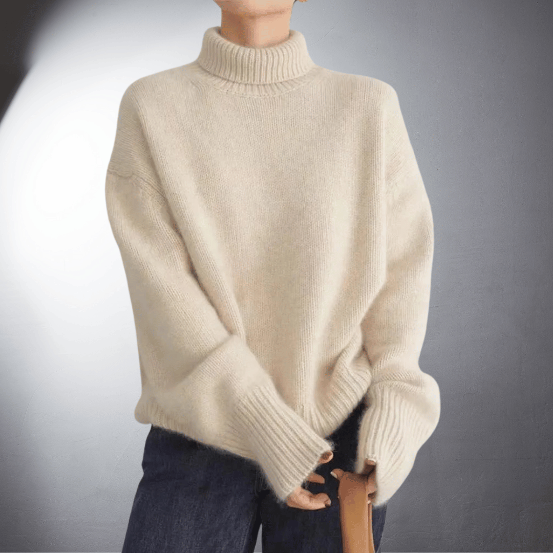 Fosette™ - Pull Col Roulé en Cachemire Doux pour un Confort Inégalé