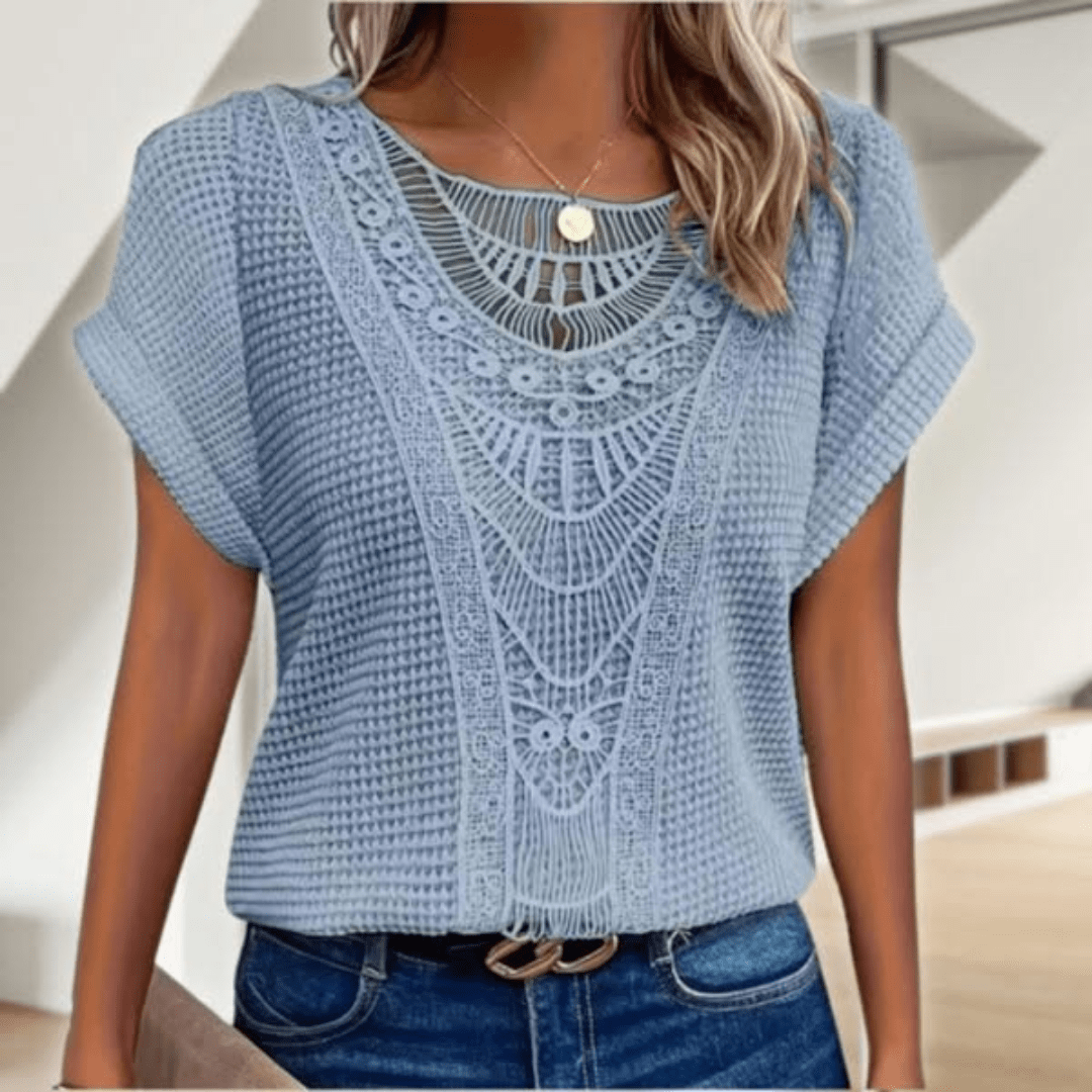 Aina™ - Blouse élégante style Ibiza