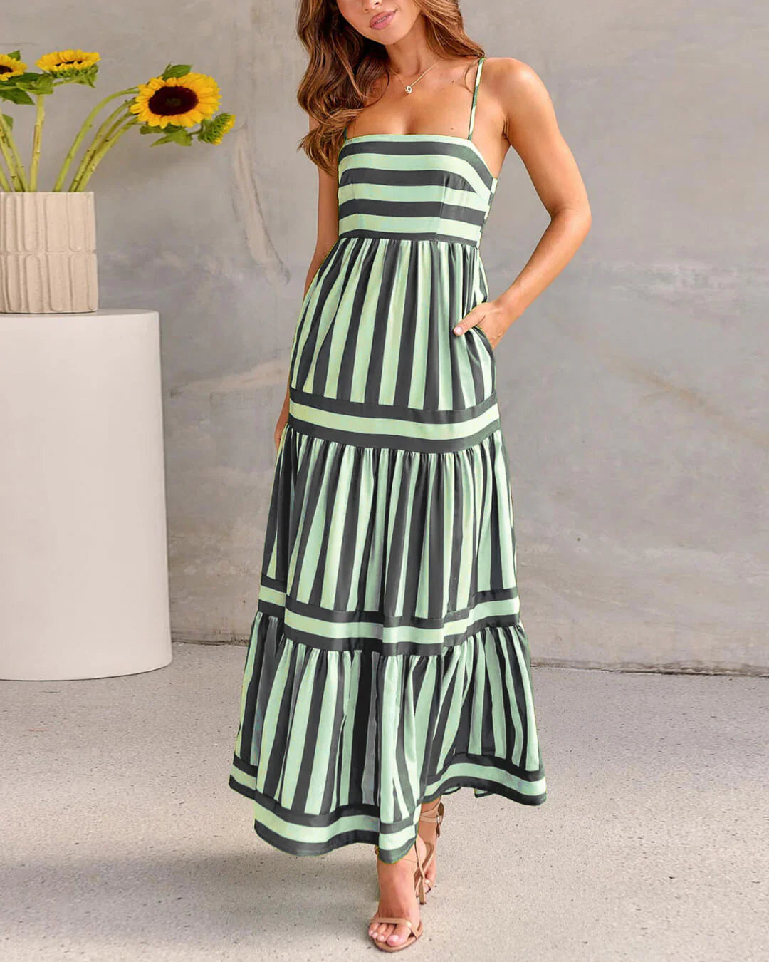 Sonia™- Robe rayée