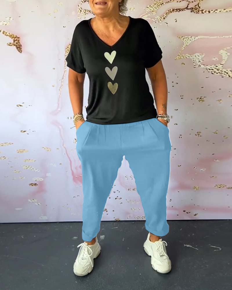 Tavira™ - Pantalon Décontracté Confortable avec Poche et Couleur Unie