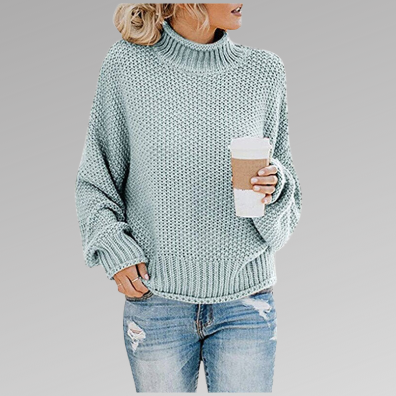 Loes™ - Pull Femme Col Roulé 2025 Oversize