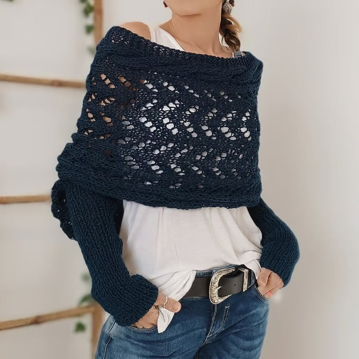 Alyssa™ - Châle en tricot boho – Flatteur et confort