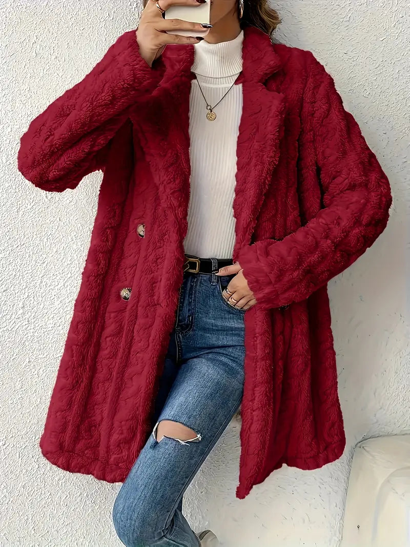 Léa™ - Manteau en fausse fourrure pour femme