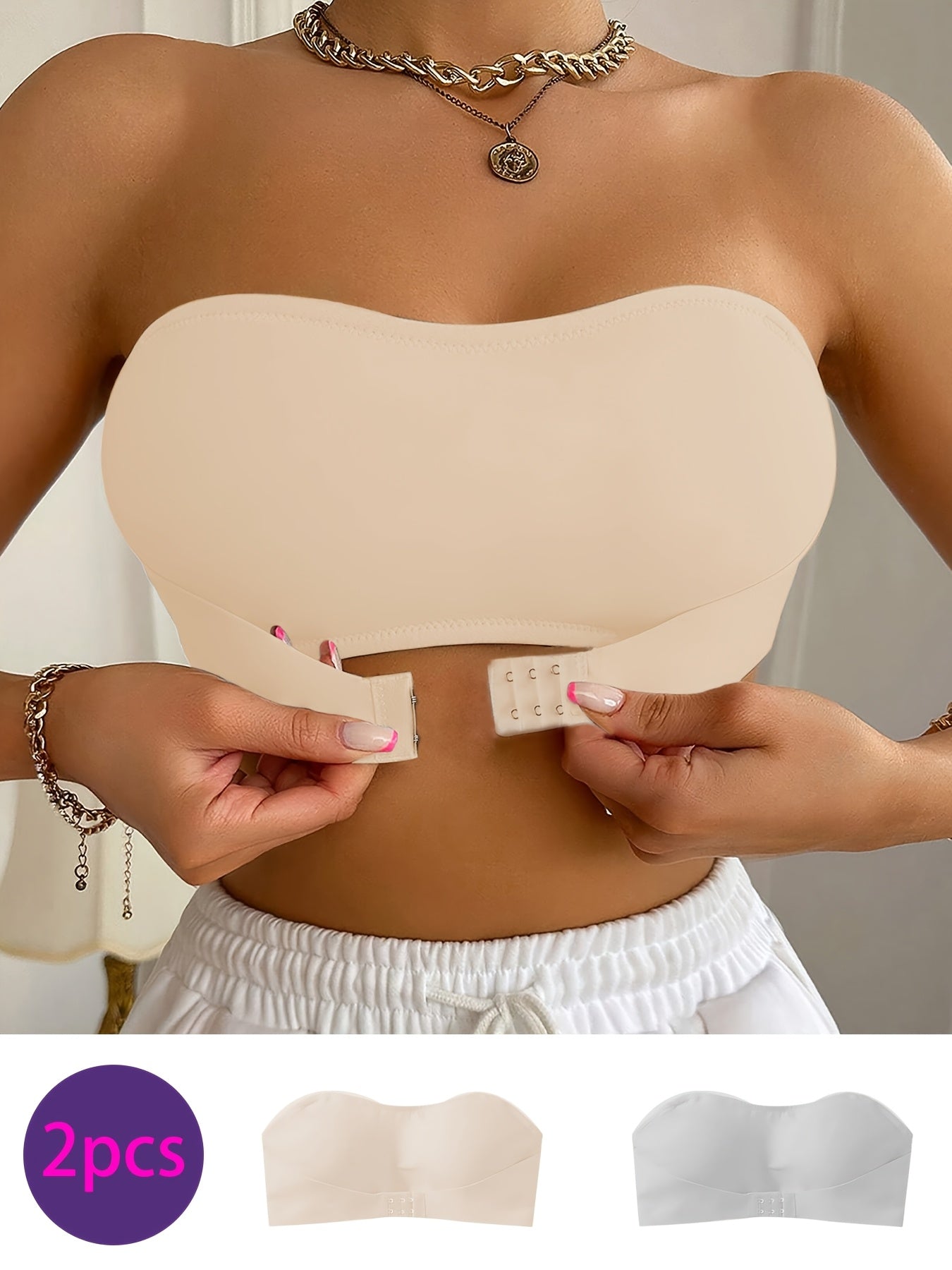 Saphira™ - Ensemble 2 pièces avec bandeau sans armatures ni coussinets