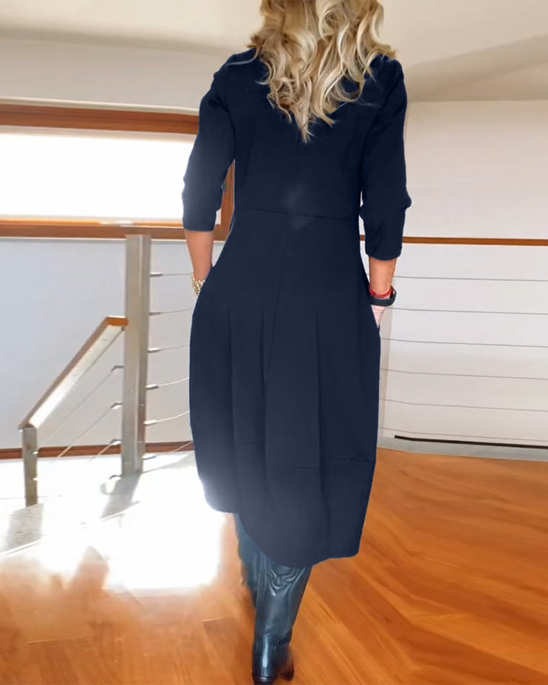 Inès™ - Robe Maxi Vintage Élégante et Confortable