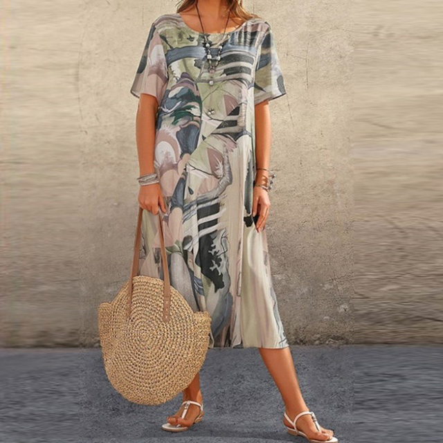 Arielle™ - Robe fleurie confortable