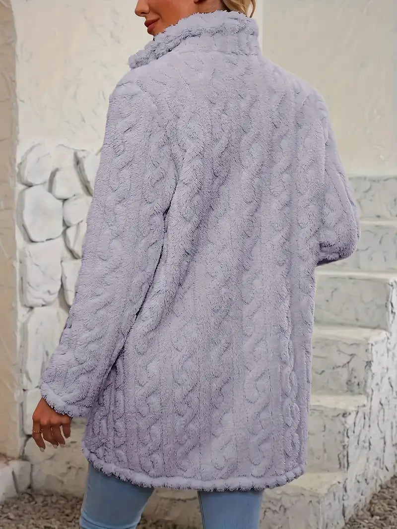 Léa™ - Manteau en fausse fourrure pour femme