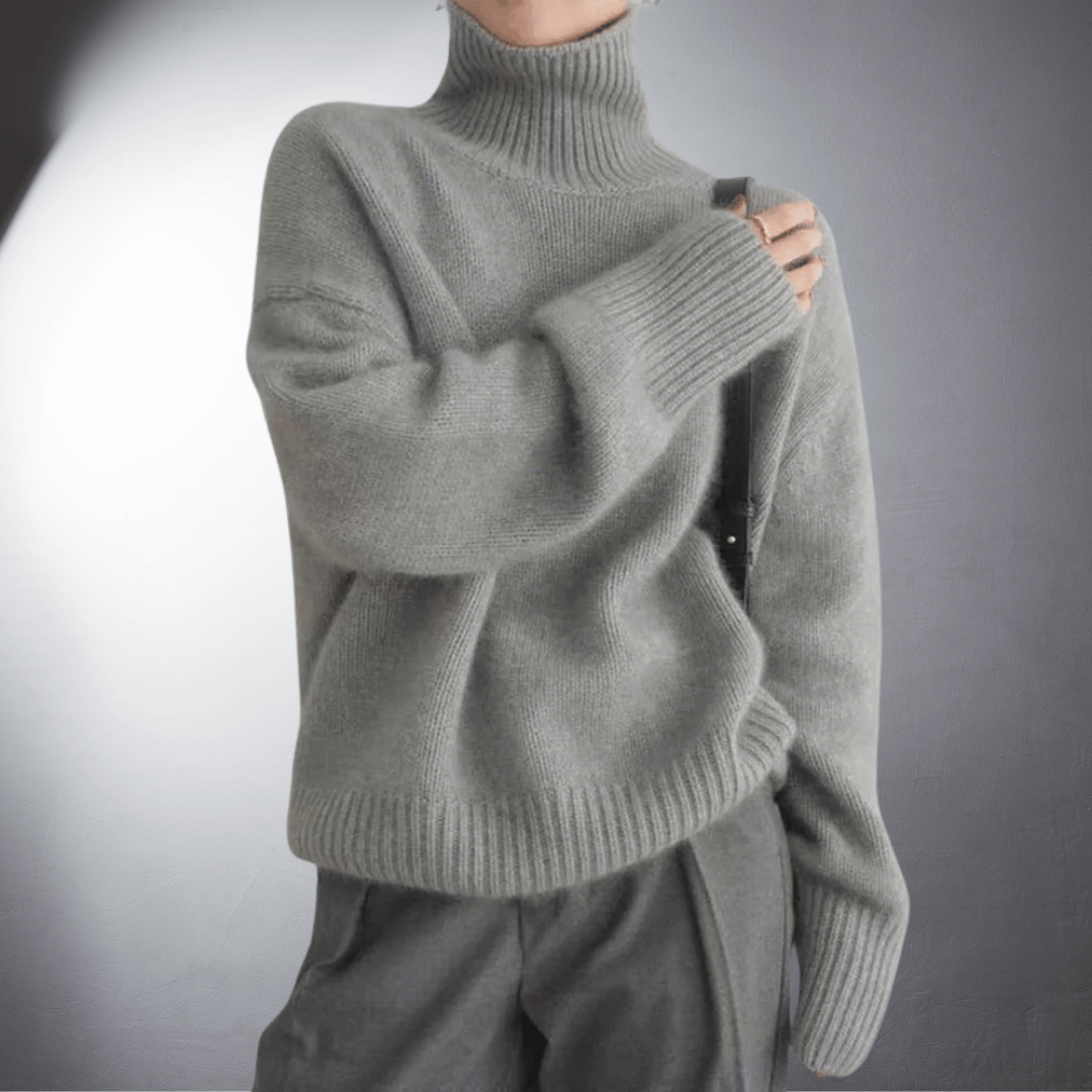 Fosette™ - Pull Col Roulé en Cachemire Doux pour un Confort Inégalé