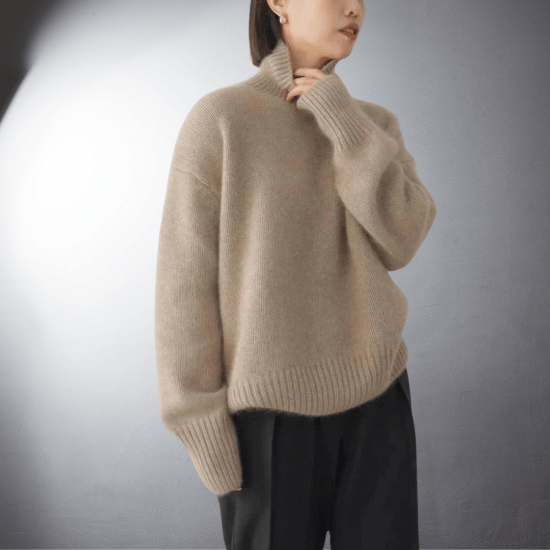 Fosette™ - Pull Col Roulé en Cachemire Doux pour un Confort Inégalé