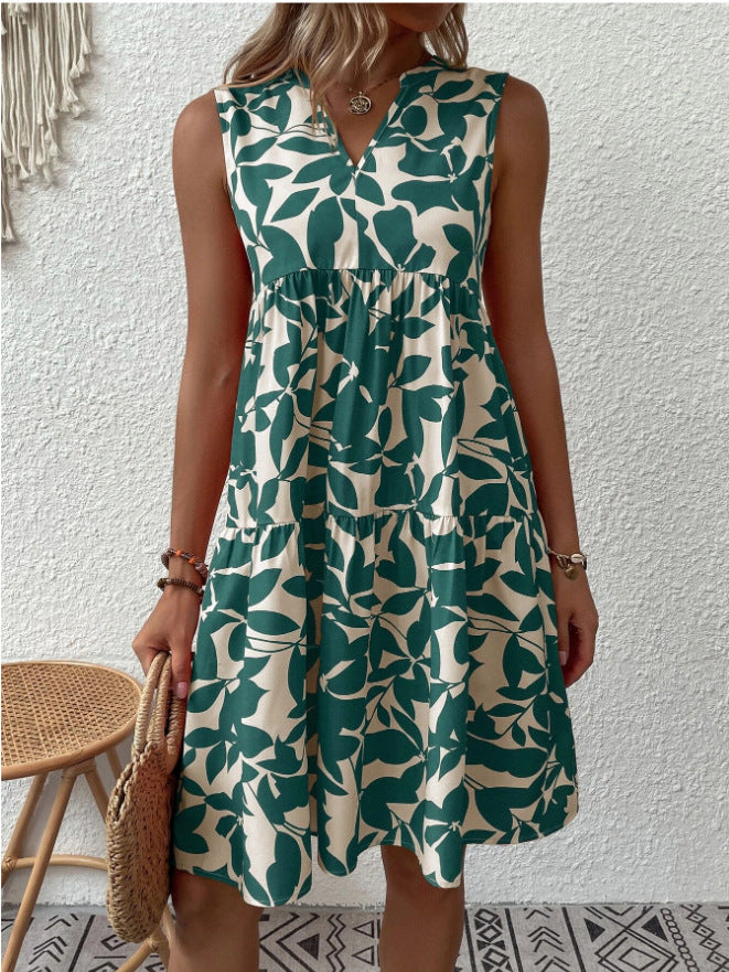 Elaris - Robe courte femme à imprimé floral
