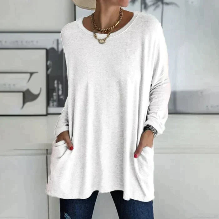 Daliah™ - T-shirt à manches longues avec poche