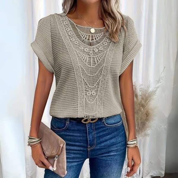 Aina™ - Blouse élégante style Ibiza