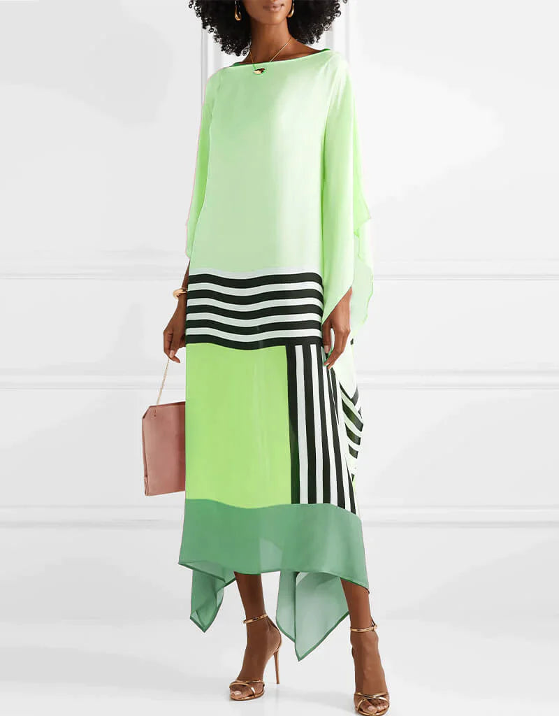 Rayna™ - Caftan Élégant à Imprimé Géométrique