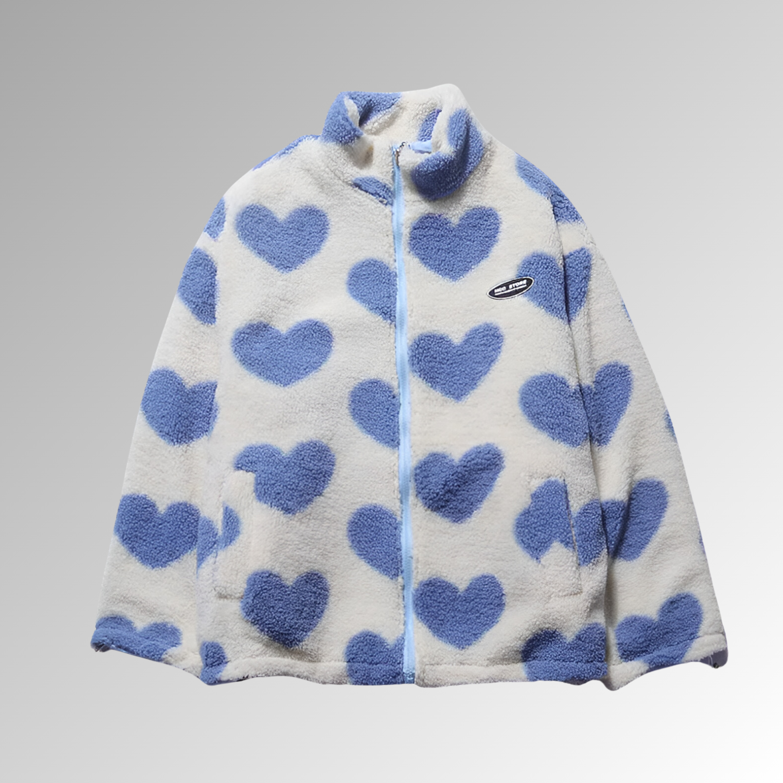 Anastasie™ - Jacket Hiver Douillet à Motifs Cœur