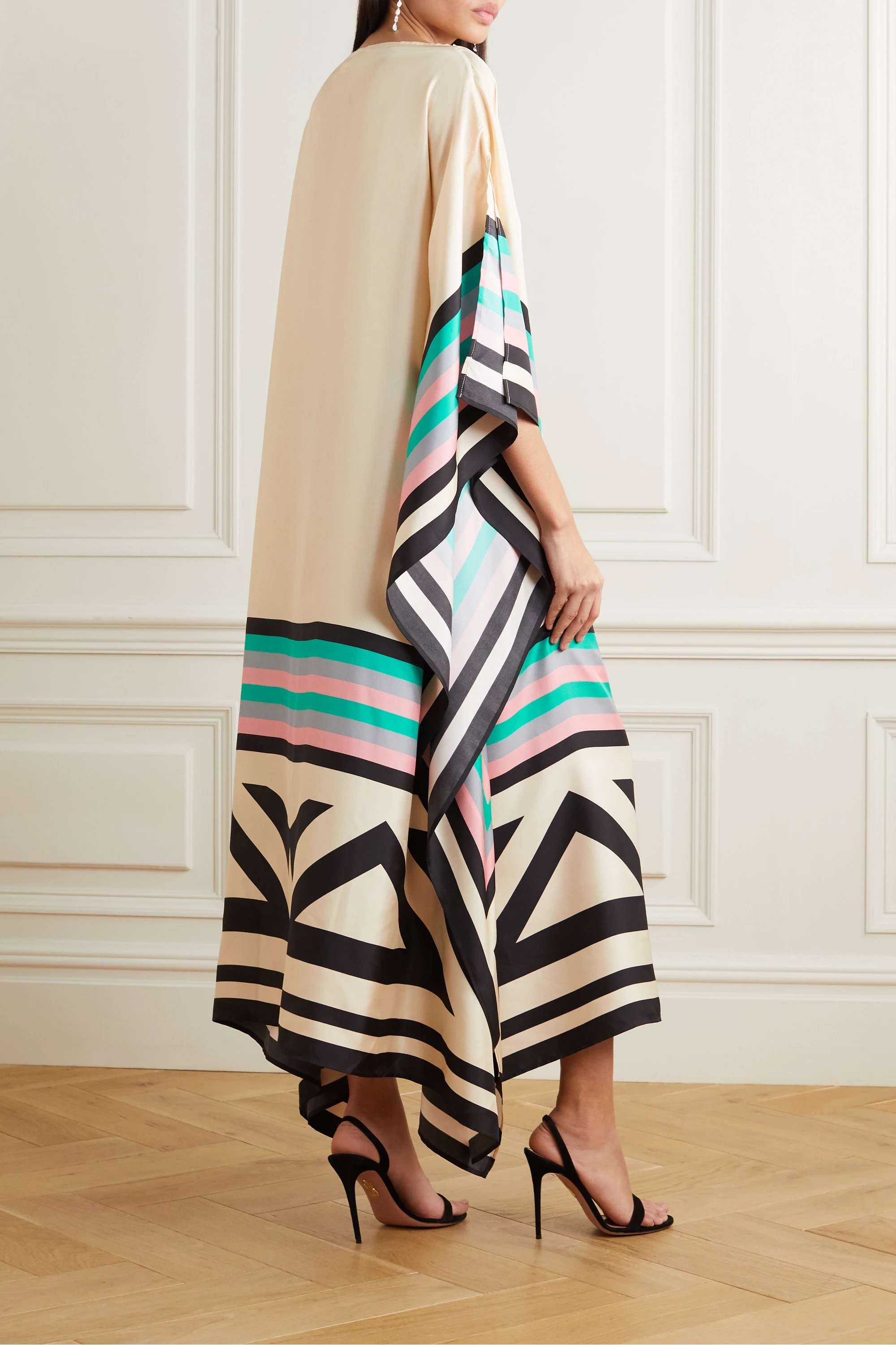 Rayna™ - Caftan Élégant à Imprimé Géométrique