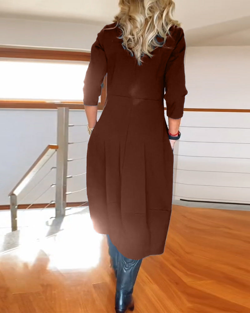 Inès™ - Robe Maxi Vintage Élégante et Confortable