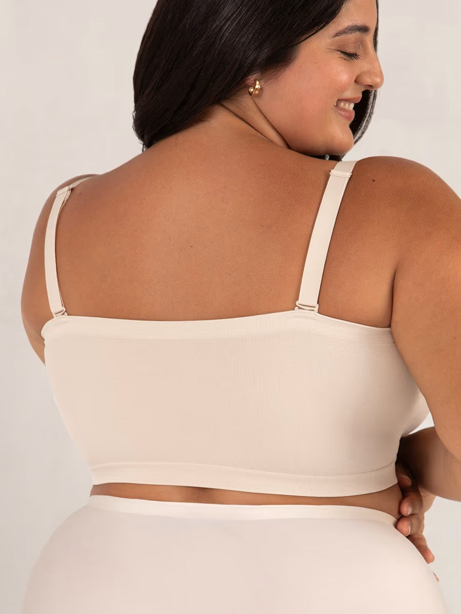 Lysena - Soutien-gorge bandeau sans bretelles ajustable avec confort sans fil