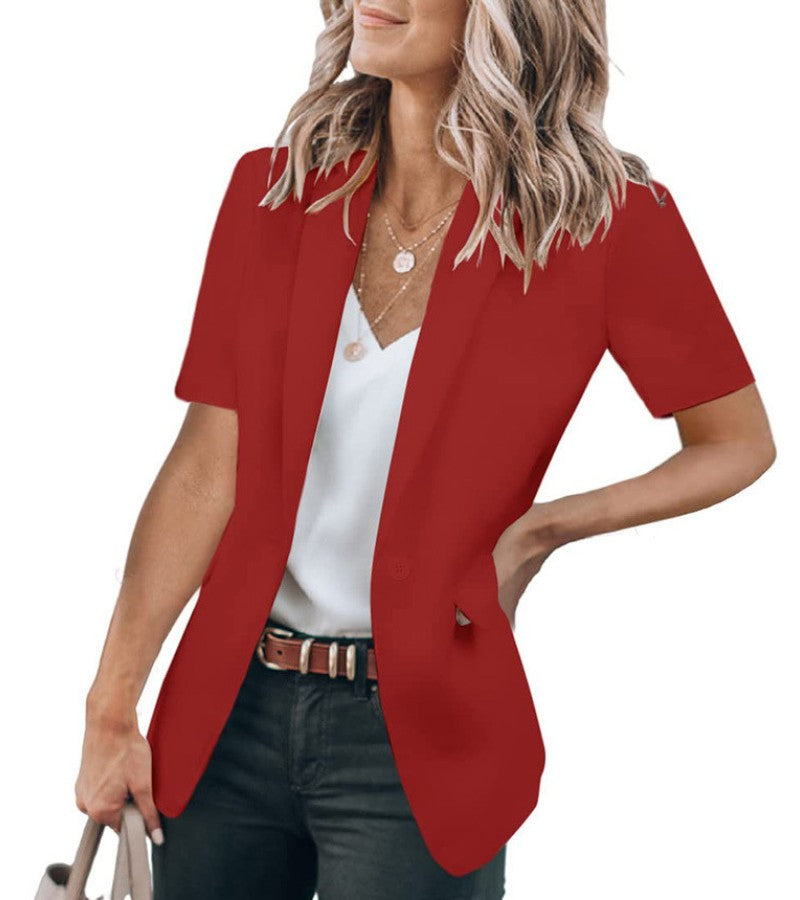 Sabella™ - Blazer Moderne à Manches Courtes
