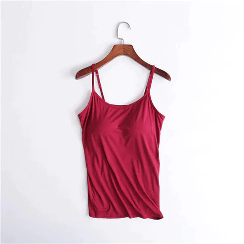 Noura™ - Camisole avec soutien-gorge intégré et coussin