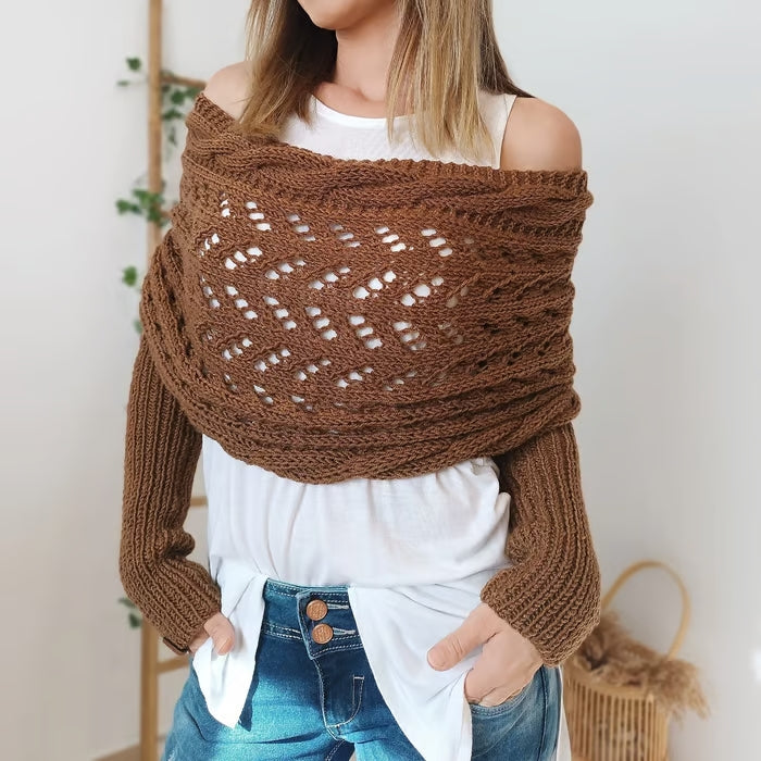 Alyssa™ - Châle en tricot boho – Flatteur et confort