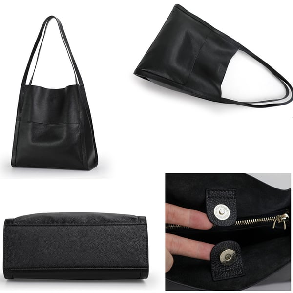 Corinne™ - Sac à épaule en cuir élégant et spacieux