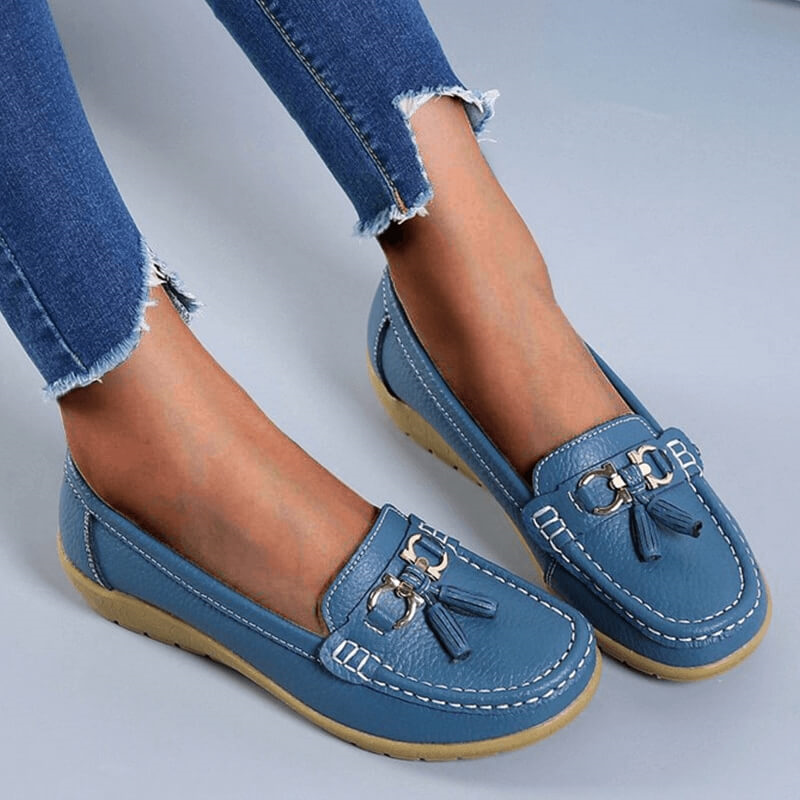 Heliora™ - Mocassins en Cuir Confort Orthopédique – L’Élégance Naturelle à Chaque Pas