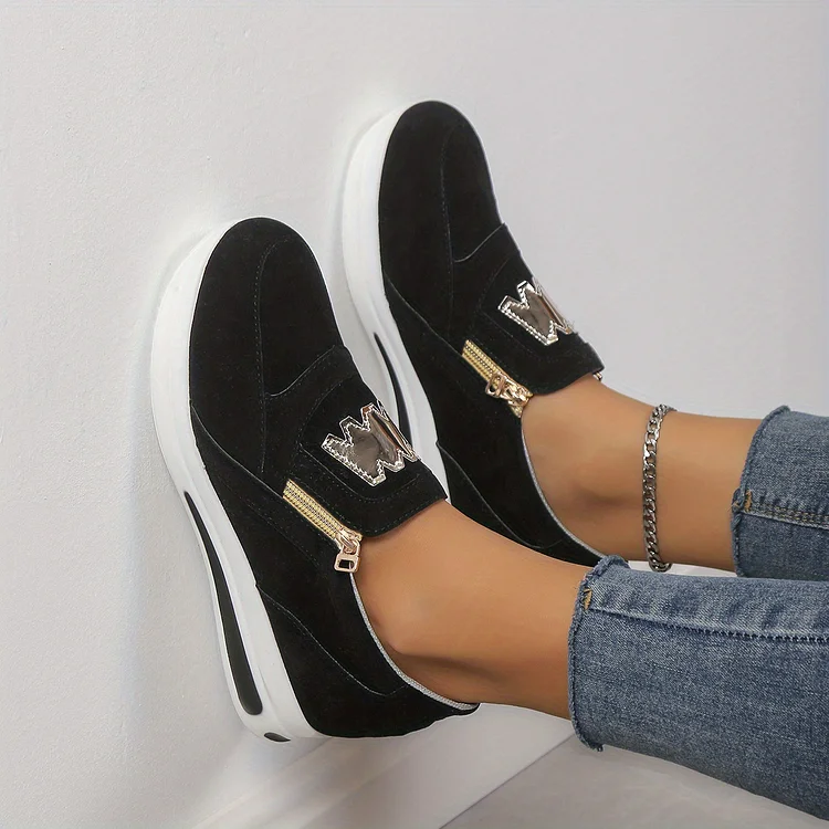 Nella™ - Chaussures Orthopédiques Confortables avec Plateforme Casual Slip-on pour Femme