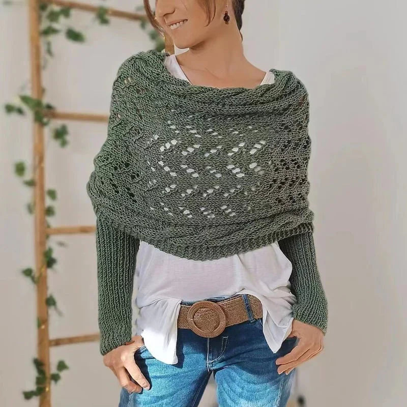 Alyssa™ - Châle en tricot boho – Flatteur et confort