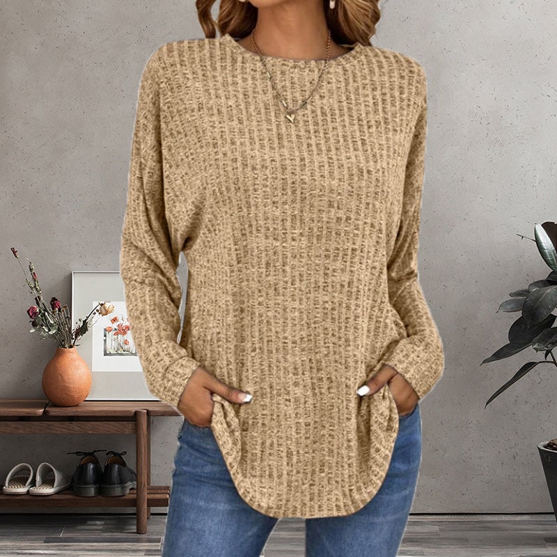 Jolene™ - Pull long à manches longues décontracté pour femme