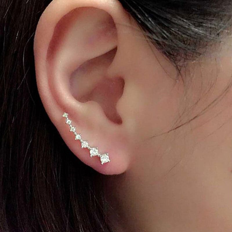 Océane™ - Boucles d'oreilles sept étoiles scintillantes