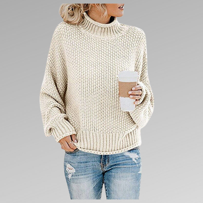 Loes™ - Pull Femme Col Roulé 2025 Oversize