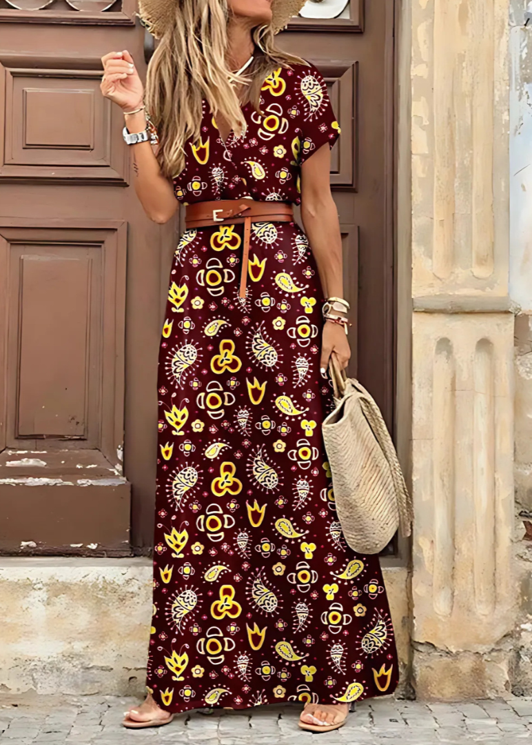 Alanis™ - Robe Maxi Bohème Élégante