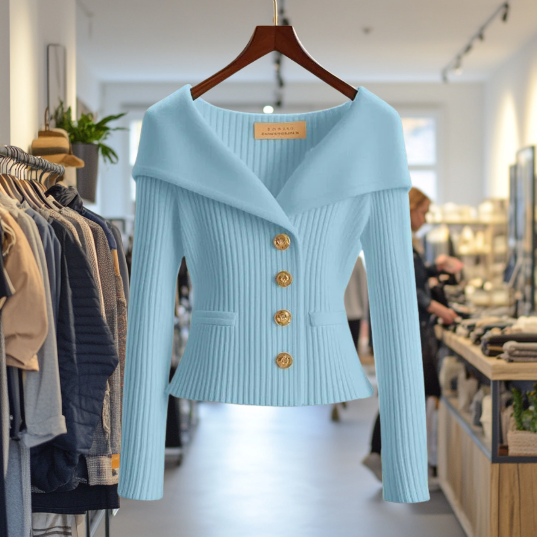 Loreta™ - Tricot-jacket Luxueux