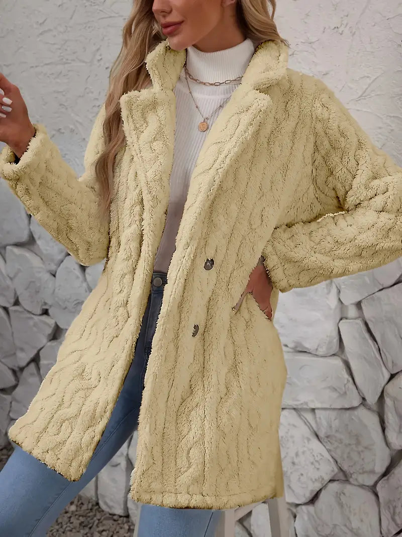 Léa™ - Manteau en fausse fourrure pour femme