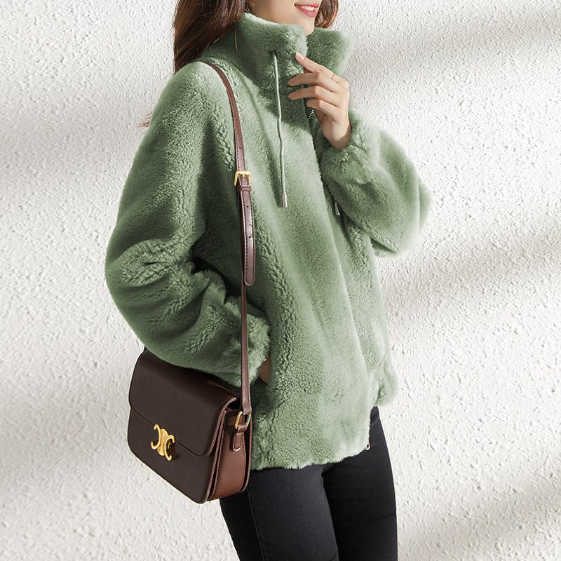 Lune™ - Manteau Matelassé à Col Montant