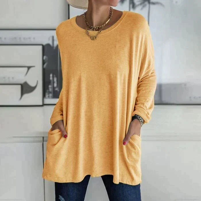 Daliah™ - T-shirt à manches longues avec poche