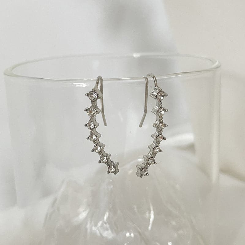 Océane™ - Boucles d'oreilles sept étoiles scintillantes