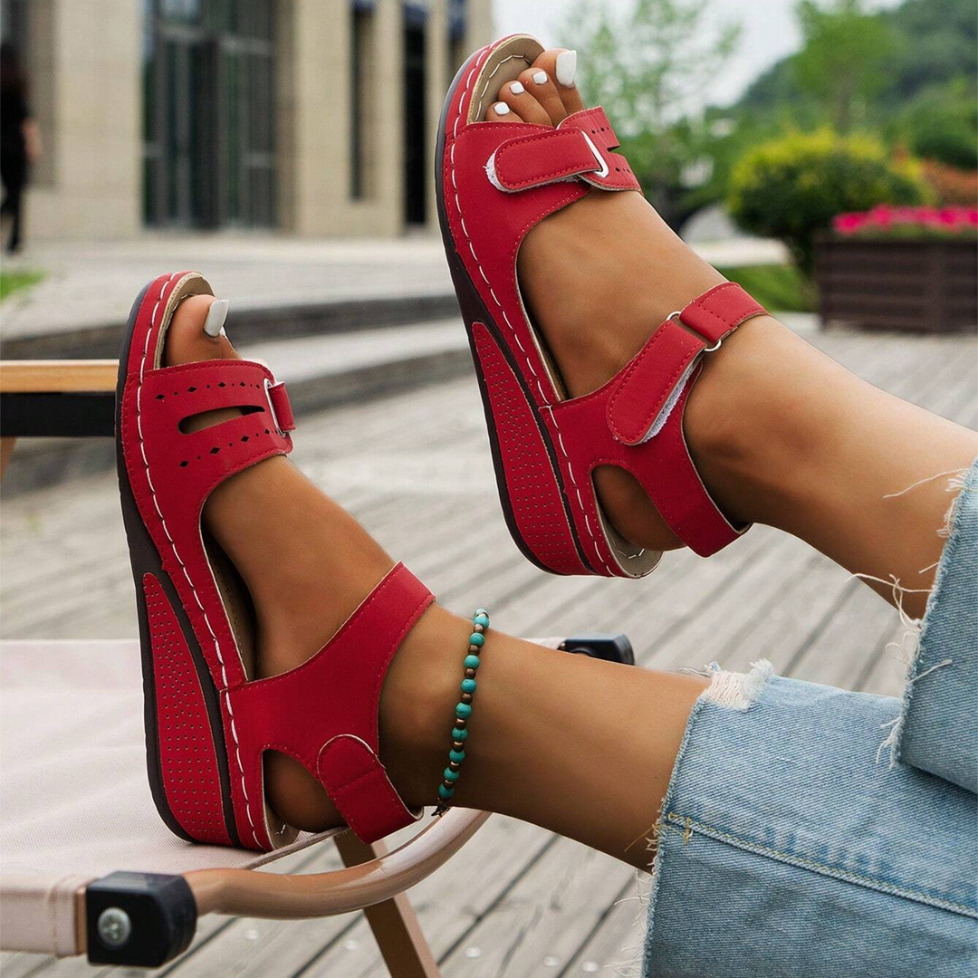 Nolwenn™ - Sandales Sport à Talon Compensé Confortables et Élégantes